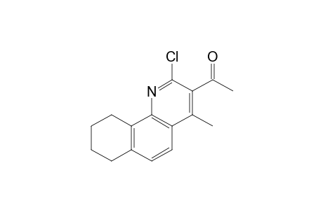 2-chloro-4-methyl-7,8,9,10-tetrahydrobenzo[h]quinolin-3-yl methyl ketone