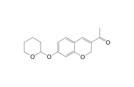 1-[7-{(Tetrahydro-2H-pyran-2-yl)oxy}-2H-chromen-3-yl]ethanone