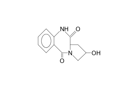 8-hydroxy-6a,7,8,9-tetrahydro-5H-pyrrolo[2,1-c][1,4]benzodiazepine-6,11-quinone