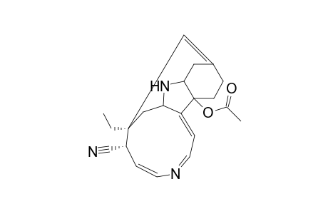 13b-acetoxy-8.alpha.-cyano-7.alpha.-ethyl-3,7-methano-1,2,4,5,6,7,8,13b-octahydroazecino[5,4-b]indole