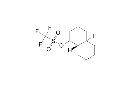 Methanesulfonic acid, trifluoro-, 3,4,4a,5,6,7,8,8a-octahydro-1-naphthalenyl ester, trans-