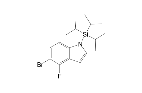 5-BROMO-4-FLUORO-1-(TRIISOPROPYLSILYL)-INDOLE