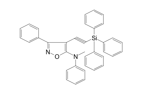 N-Methyl-N,3-diphenyl-4-[(triphenylsilyl)ethynyl]-5-isoxazolamine