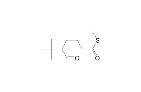 Heptanethioic acid, 5-formyl-6,6-dimethyl-, S-methyl ester