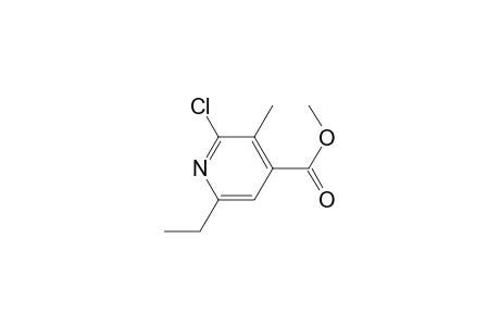 2-chloro-6-ethyl-3-methyl-isonicotinic acid methyl ester
