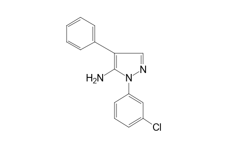 5-Amino-1-(m-chlorophenyl)-4-phenylpyrazole