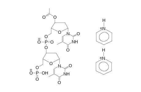 3'-O-ACETYL-5'-O-(5'-O-PHOSPHORYLDEOXYTHYMID-3-YLOXYPHOSPHORYL)DEOXYTHYMIDINE, DIPYRIDINIUM SALT
