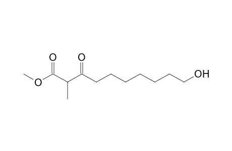 10-hydroxy-2-methyl-3-oxodecanoic acid methyl ester