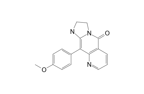 10-(4-methoxyphenyl)-2,3-dihydro-1H-imidazo[1,2-g][1,6]naphthyridin-5-one