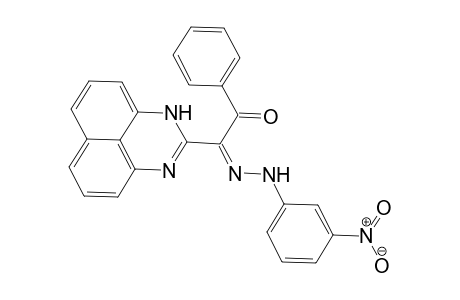 2-[N-(3-Nitrophenyl)-2-oxo-2-phenyl-ethanehydrazonoyl]-1H-perimidine