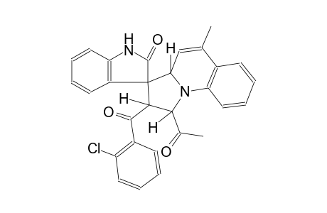 (1'S,2'S,3R,3a'R)-1'-acetyl-2'-(2-chlorobenzoyl)-5'-methyl-2',3a'-dihydro-1'H-spiro[indoline-3,3'-pyrrolo[1,2-a]quinolin]-2-one