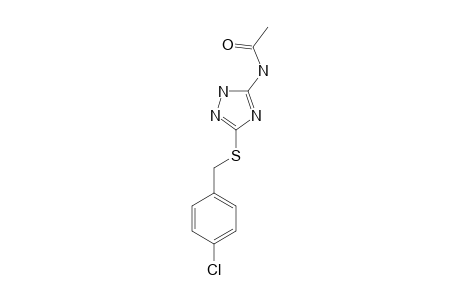 5-ACETYLAMINO-3-(4-CHLOROBENZYLTHIO)-1H-1,2,4-TRIAZOLE