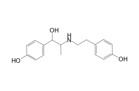 Benzenemethanol, 4-hydroxy-.alpha.-[1-[[2-(4-hydroxyphenyl)ethyl]amino]ethyl]-, (R*,S*)-