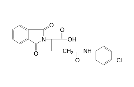 alpha-{2-[(p-chlorophenyl)carbamoyl]ethyl}-1,3,-dioxo-2-isoindolineacetic acid