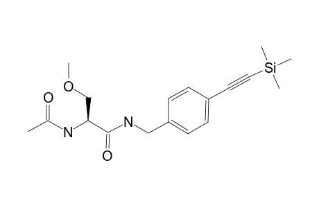 (S)-N-[4'-(TRIMETHYLSILYL)-ETHYNYL]-BENZYL_2-ACETAMIDO-3-METHOXYPROPIONAMIDE