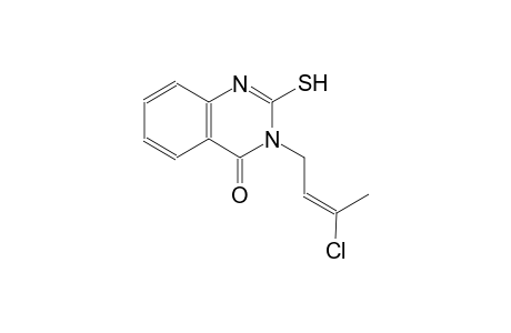 3-[(2E)-3-chloro-2-butenyl]-2-sulfanyl-4(3H)-quinazolinone