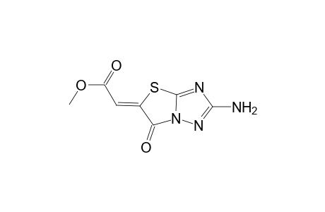 methyl (2Z)-(2-amino-6-oxo[1,3]thiazolo[3,2-b][1,2,4]triazol-5(6H)-ylidene)ethanoate