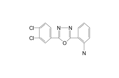 2-(o-aminophenyl)-5-(3,4-dichlorophenyl)-1,3,4-oxadiazole