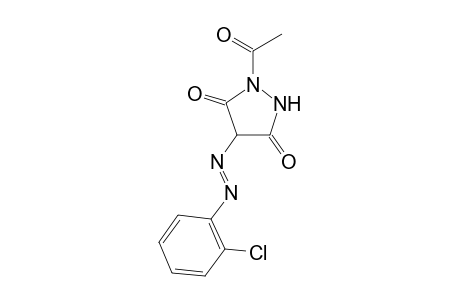 1-Acetyl-4-(2'-chlorophenylazo)-3,5-pyrazolidinedione