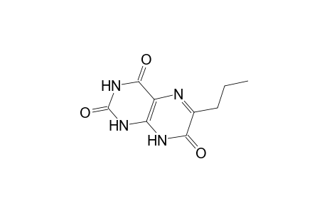 2,4,7-Pteridinetriol, 6-propyl-