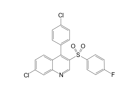 7-Chloro-4-(4-chlorophenyl)-3-((4-fluorophenyl)sulfonyl)-quinoline