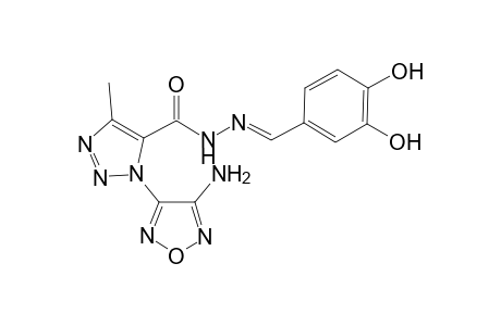 1-(4-Amino-1,2,5-oxadiazol-3-yl)-N'-[(3,4-dihydroxyphenyl)methylidene]-4-methyl-1H-1,2,3-triazole-5-carbohydrazide