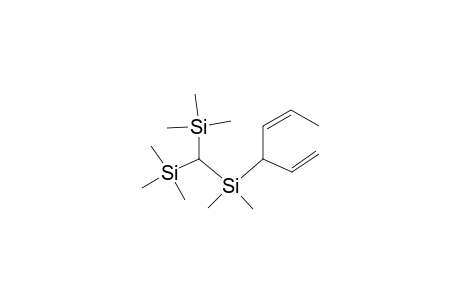 2,2-Dimethyl-1,1-bis(trimethylsilyl)-3-vinyl-2-sila-(cis)-hex-4-ene