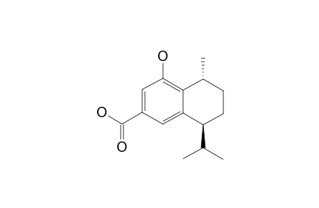 (-)-(1R,4S)-8-HYDROXY-13-CALAMENENOIC-ACID