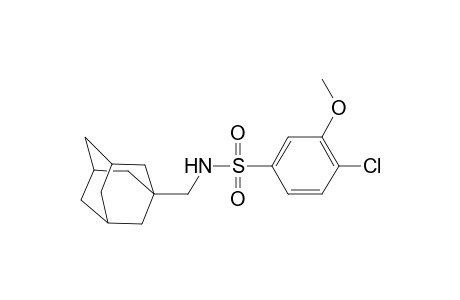 N-Adamantan-1-ylmethyl-4-chloro-3-methoxy-benzenesulfonamide