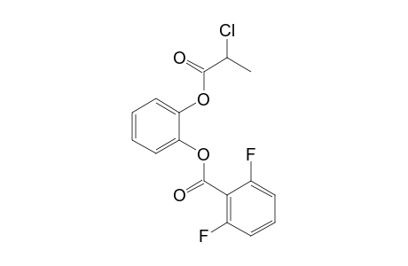 1,2-Benzenediol, o-(2-chloropropionyl)-o'-(2,6-difluorobenzoyl)-