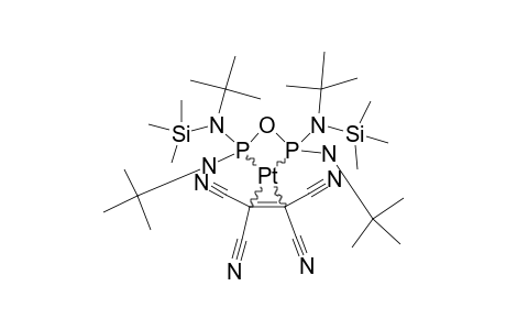 [N,N',N'',N'''-TETRA-TERT.-BUTYL-N,N''-BIS-(TRIMETHYLSILYL)-TETRAMIDODIPHOSPHITE]-(TETRACYANETHYLEN)-PLATIN,ISOMER-#1