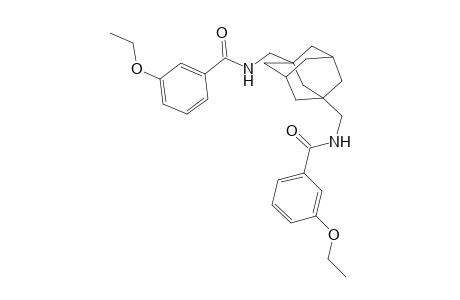 3-Ethoxy-N-[[3-[[(3-ethoxyphenyl)carbonylamino]methyl]-1-adamantyl]methyl]benzamide