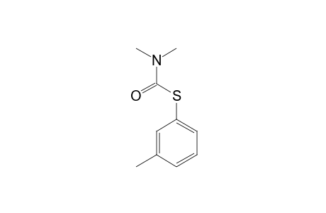 Carbamic acid, dimethylthio-, S-m-tolyl ester