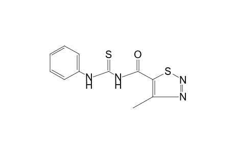 1-[(4-methyl-1,2,3-thiadiazol-5-yl)carbonyl]-3-phenyl-2-thiourea