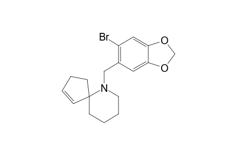 6-(6-Bromobenzo[1,3]dioxol-5-ylmethyl)-6-azaspiro[4.5]dec-1-ene