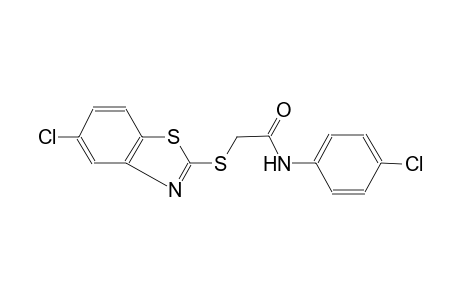 acetamide, 2-[(5-chloro-2-benzothiazolyl)thio]-N-(4-chlorophenyl)-