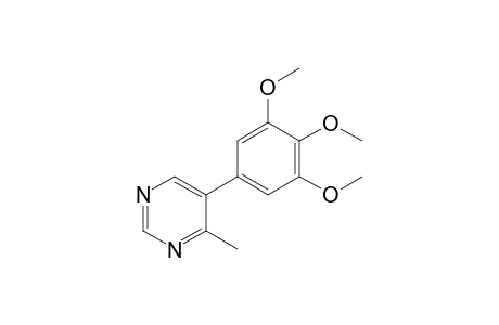 5-(3,4,5-trimethoxyphenyl)-4-methylpyrimidine