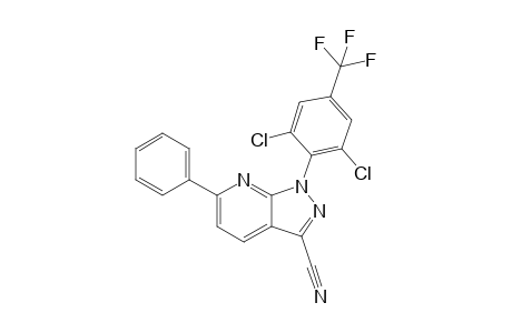 1-(2,6-Dichloro-4-(trifluoromethyl)phenyl)-6-phenyl-1H-pyrazolo[3,4-b]pyridine-3-carbonitrile