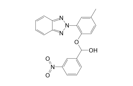 Benzenemethanol, 3-nitro-.alpha.-[(2H-benzotriazol-2-yl)-p-tolyloxy]-