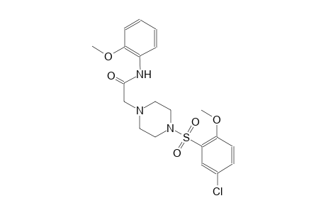 1-piperazineacetamide, 4-[(5-chloro-2-methoxyphenyl)sulfonyl]-N-(2-methoxyphenyl)-