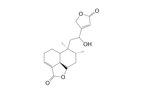 1H-Naphtho[1,8a-c]furan-3(5H)-one, 7-[2-(2,5-dihydro-5-oxo-3-furanyl)-2-hydroxyethyl]-6,6a,7,8,9,10-hexa hydro-7,8-dimethyl-, [6aR-[6a.alpha.,7.alpha.(R*),8.beta.,10aR*]]-