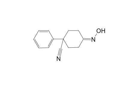 4-(Hydroxyimino)-1-phenylcyclohexanecarbonitrile
