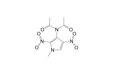 3-DIACETYLAMINO-2,4-DINITRO-1-METHYLPYRROL