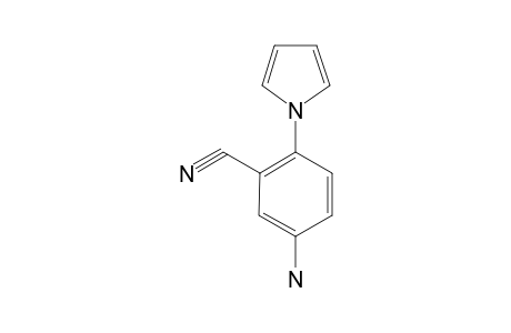 5-amino-2-(pyrrol-1-yl)benzonitrile