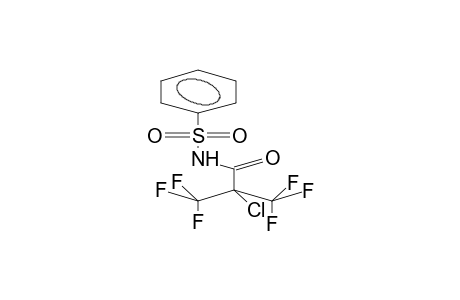 ALPHA-CHLOROHEXAFLUOROISOBUTYRIC ACID, N-BENZENESULPHONYLAMIDE