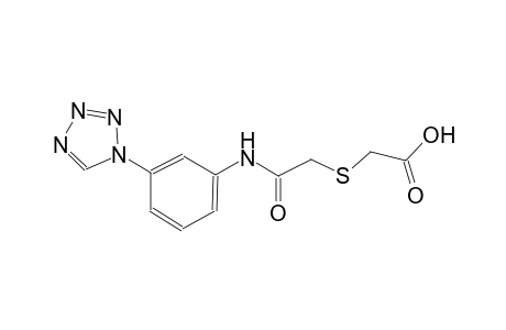 ({2-oxo-2-[3-(1H-tetraazol-1-yl)anilino]ethyl}sulfanyl)acetic acid