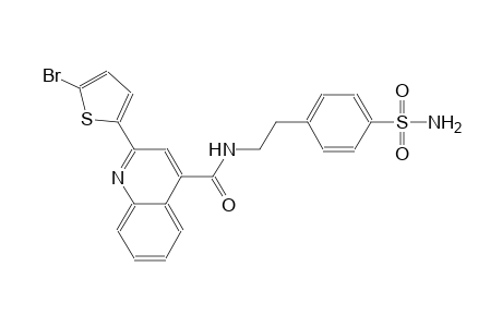4-quinolinecarboxamide, N-[2-[4-(aminosulfonyl)phenyl]ethyl]-2-(5-bromo-2-thienyl)-