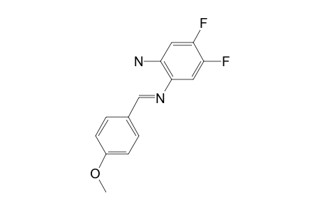 4,5-Difluoro-1-N-[(4-methoxyphenyl)methylidene]benzene-1,2-diamine