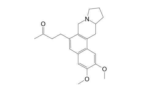 2,3-DIMETHOXY-6-(3-OXOBUTYL)-7,9,10,11,11A,12-HEXAHYDROBENZO-[F]-PYRROLO-[1,2-B]-ISOQUINOLINE