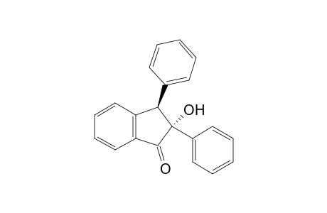 r-2-hydroxy-2,t-3-diphenylindan-1-one